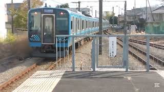 相模線 番田駅をE131系が発車するシーン