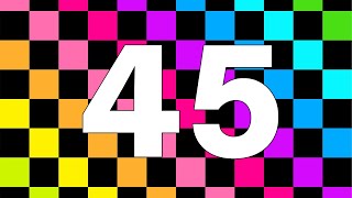 Rainbow Grid Countdown Timer - 45 seconds