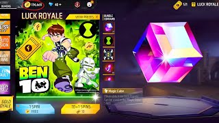 MAGIC CUBE 🤯 IN GOLD ROYALE 😱 FF X BEN 10 ⁉️ NEW NARUTO EVENT 🤑💸 BUY 100.000 DIAMONDS 💎 FREE FIRE 🔥🔥