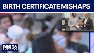 Birth certificate mishaps at Houston hospital: How to get them corrected