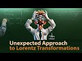 How to Get Lorentz Rotations and Transformations in an Easy and Unexpected Way
