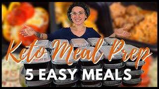 Keto Meal Prep | 5 Easy Meals | Meal Prep for Weight loss