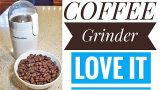 Proctor Silex Coffee Grinder Detailed REVIEW \u0026 How To Use LOVE IT