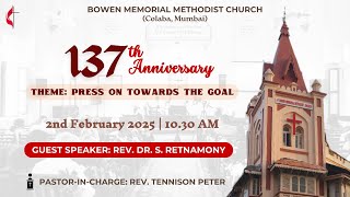 Bowen Memorial Methodist Church | 137th Church Anniversary | Sunday Worship Service | 2nd Feb 2025