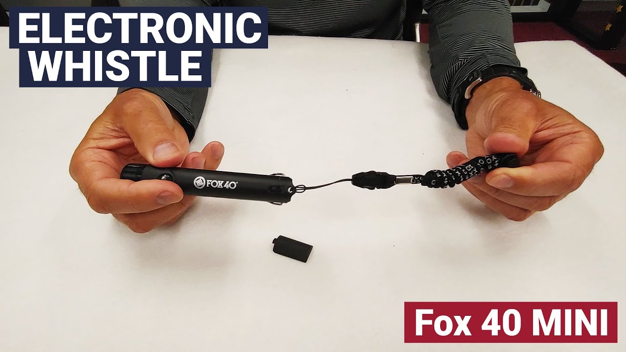 Fox 40 Mini Electronic Whistle W/ LED Light, A94-208 - YouTube