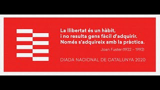 Missatge institucional DIADA NACIONAL DE CATALUNYA - 2020