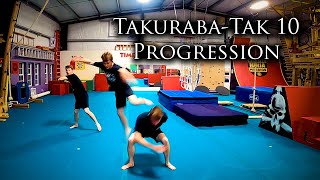 Takuraba, Tak 900, & Tak 1080 Progression Training | Mastering Tricking Stream Highlights 9-28