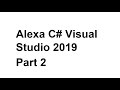 Updated creating a VS2019 C# Alexa skill - part 2