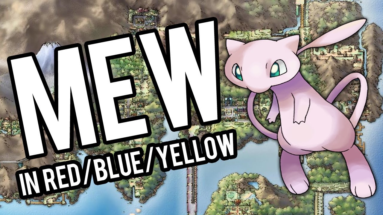 Capturing Mew In Pokemon R/B/Y - YouTube