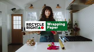 Recycle Right - Wrapping Paper