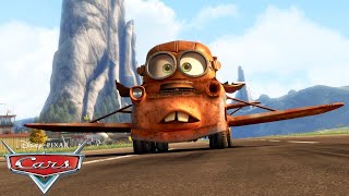 Mater Learns How to Fly! | Pixar Cars