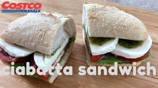 코스트코 치아바타 샌드위치 2탄🍅카프레제 샌드위치 Tomato Mozzarella Sandwich