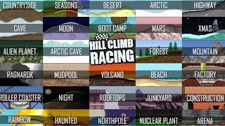 Hill Climb Racing All Maps & Records & Save Progress Feature