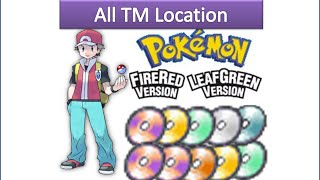 All TMs Locations in Pokemon Fire Red \u0026 Leaf Green