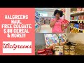 Free Colgate, $.88 Cereal, $.99 Hair Products & More!  Walgreens Couponing Haul|Krys the Maximizer