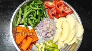 మిక్స్డ్ వెజ్ కర్రీ | Mixed Vegetable Curry | How to Make Mix Veg Curry in Telugu