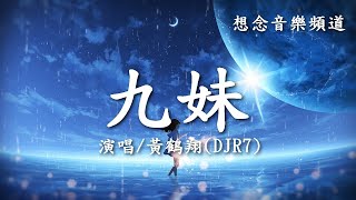 黃鶴翔【九妹】(Jiu Mei) DJR7版 你好像春天的一幅畫，畫中是遍山的紅桃花【動態歌詞 Lyrics】