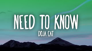 Doja Cat - Need To Know