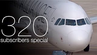 320 subscribers special - Airbus A320 family aviation music video