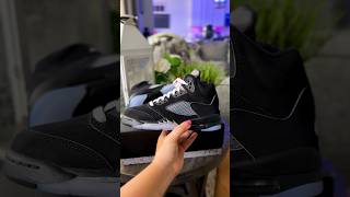 @Nike Jordan 5 Black Metallic Reimagined  #womansneakerhead #femalesneakerhead #jordanshoes #shoes