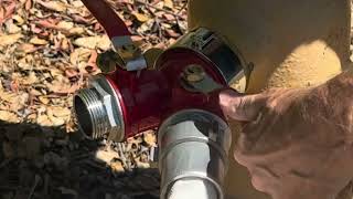 How to use a fire hydrant.
