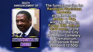 Randolph Stanislaus Modeste short