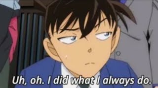 Shinichi Kudo accidentally say Ah Le Le