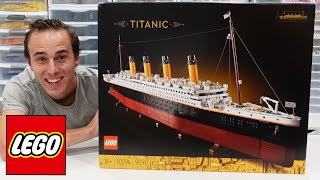 LEGO TITANIC UNBOXING! World's Largest LEGO Set 10294