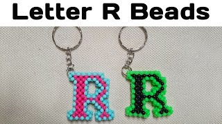 Tutorial Membuat Gantungan Kunci Manik Manik Huruf R // DIY// How to Make Keychain Letter R Beads