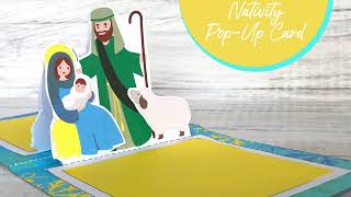 DIY Nativity Pop Up Card