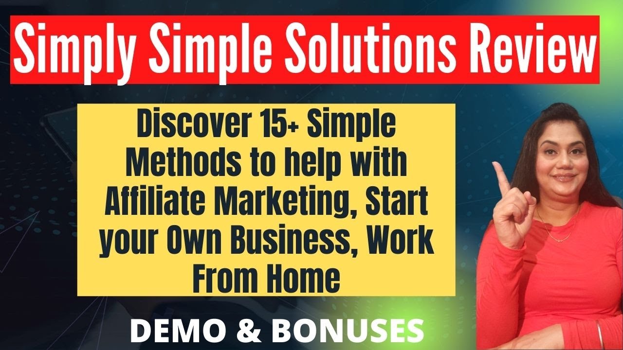 Simply Simple Solutions Review with Demo & Bonuses!!