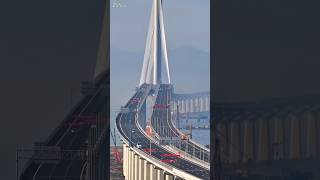 LONGEST EXPRESS SEA BRIDGE || HUANGMAOHAI CROSS-SEA CHANNEL BRIDGE #bridge #engineering #travel