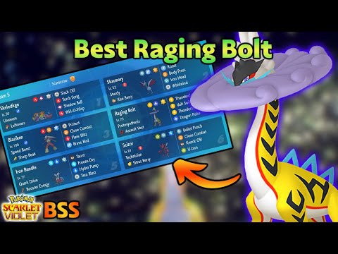 Raging Bolt is a POWERFUL New Addition! Pokemon Scarlet & Violet BSS Competitive Ranked