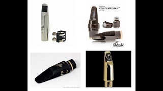 Alto Mouthpiece Comparison: Vandoren, Drake, Jody Jazz, Beechler