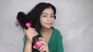 Фен щетка стайлер расчёска для сушки и укладки волос One Step Hair Dryer and Styler 3 в 1