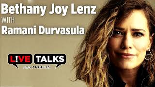 Bethany Joy Lenz in conversation with Ramani Durvasula at Live Talks Los Angeles