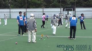 第37回全日本ゲートボール選手権東京都予選 トーナメント一回戦 ミルキーウェイ vs 東久留米