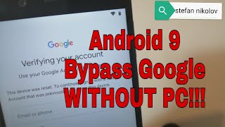 Nokia 8 TA-1012 / TA-1004. Remove Google Account, Bypass FRP. Without PC!!!