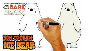 How to Draw Ice Bear | We Bare Bears
