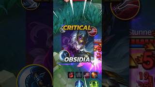 Critical Obsidia Vs Trinity Obsidia Mobile Legends Mobilelegends Mlbb Gaming