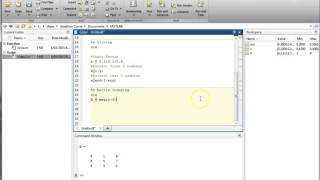 MATLAB Introduction: Array Indexing