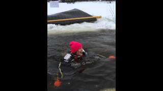 2014 Swedish ICE BATH SWIMMING Isvaksbad