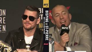 Heated! Full UFC 217pre-fight press conference (Bisping v GSP)