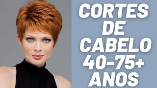 CORTE DE CABELO PARA SENHORA INVERNO +45-55-75 ANOS (DICAS DE MODA PARA MULHERES MADURAS) MODA MODA