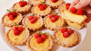 Tartlets. Tart recipe. Dessert