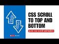 CSS Animation Scroll to Top and Scroll to Bottom - Code Injector