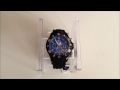 アイスウォッチ メンズ腕時計 ice watch ice blue chrono black blue big men s watch ib ch bbe b s 11【m790】