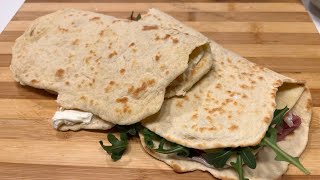 Betty and Marco's PIADINE - Quick and easy recipe