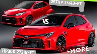 Toyota GR Corolla 2022 Vs GR Yaris: similarities & differences which is best for you?