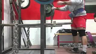 Squat raw 215kg x 4